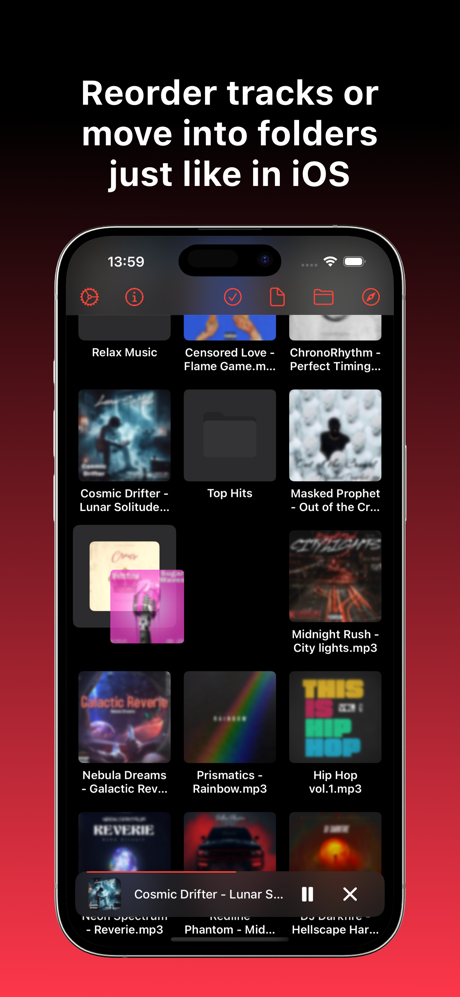 Music App: offline player screenshot 7
