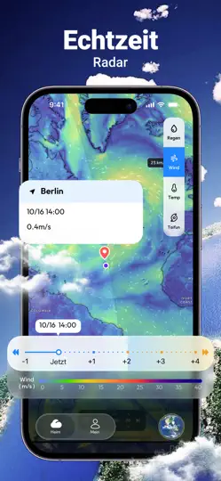 Screenshot von Weatherly:Forecast&Radar auf dem iPhone 6