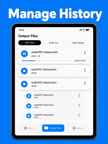 Video To Audio Mp3 Converter™ iPad screenshot