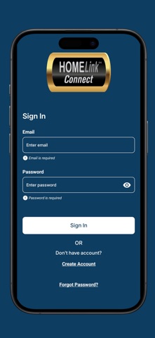 HomeLink Connect screenshot