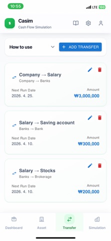 Cashflow: Asset Simulation screenshot