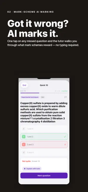 IGCSE Chemistry 0620: AI Tutor screenshot 2