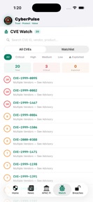 CyberPulse - Threat Intel Hub screenshot