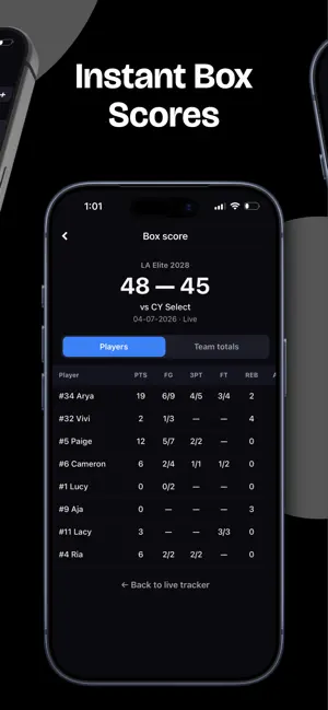 HoopSnap: Basketball Stats screenshot 3