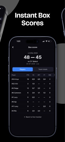 HoopSnap: Basketball Stats Screenshot 3 of 5