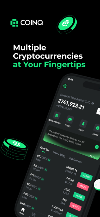 CoinQ Screenshot 1 of 4