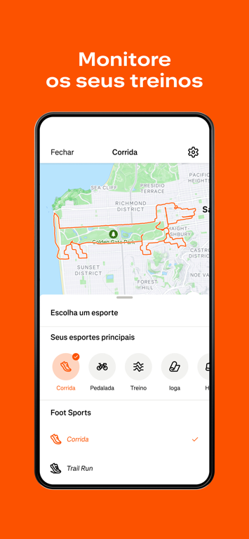 Strava — tela da loja 2