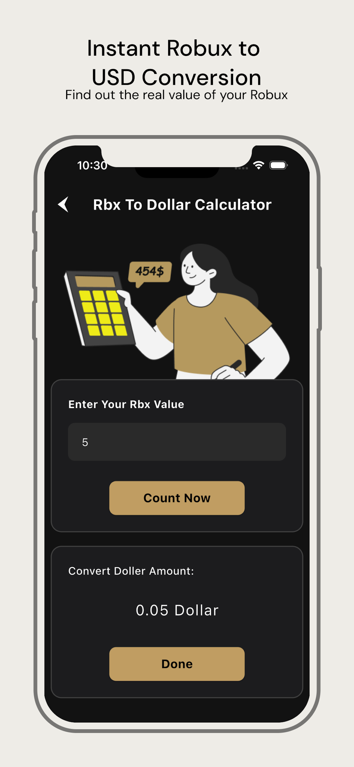 Get Rbux Counter & RBX Calc screenshot 2