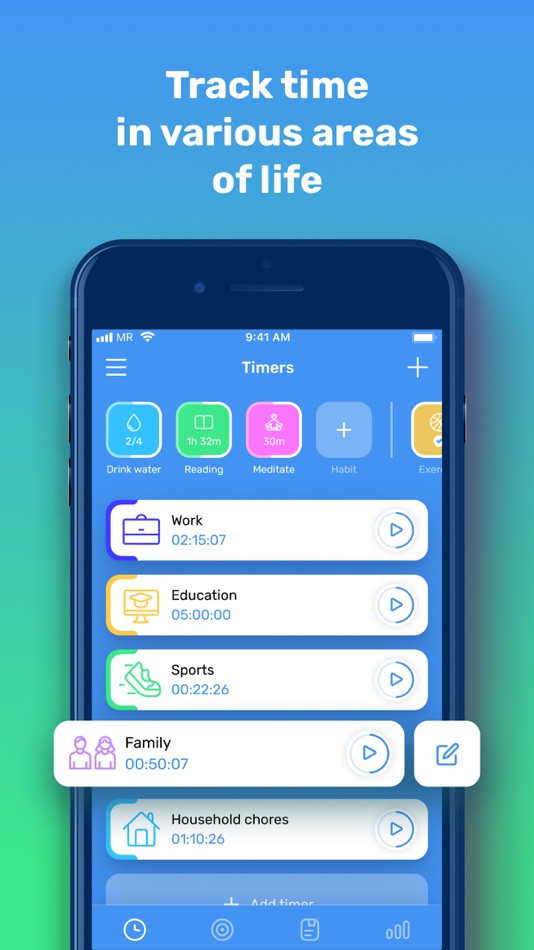#2. Time Tracker-Hours Management (iOS) 由: MINT ROKET, OOO