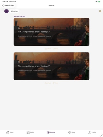 Ilona Andrews iPad screenshot 8