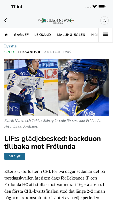 Screenshot #3 pour Siljan News