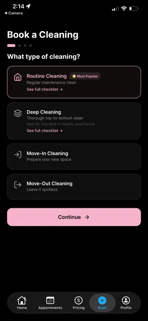 Fresh Glow Cleaners screenshot 2