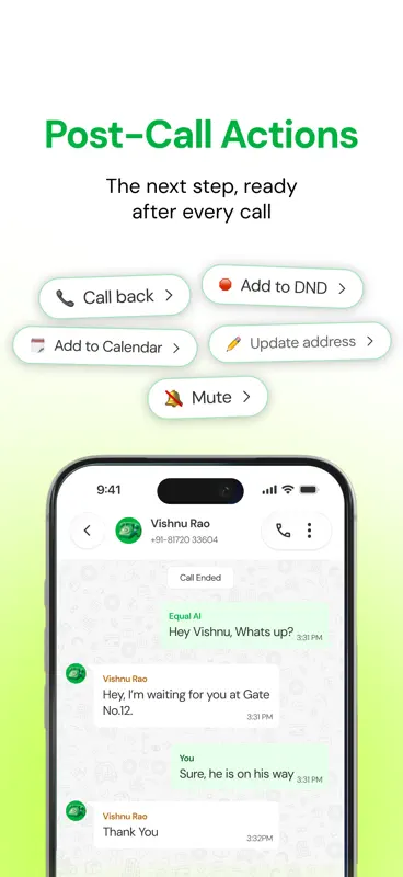 Equal AI - Call Assistant screenshot 5 of 8