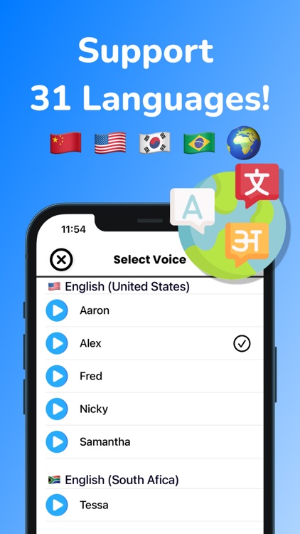 Voice Aloud Reader Text Reader screenshot-3