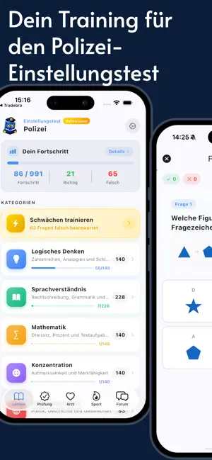 Einstellungstest Thüringen screenshot 4