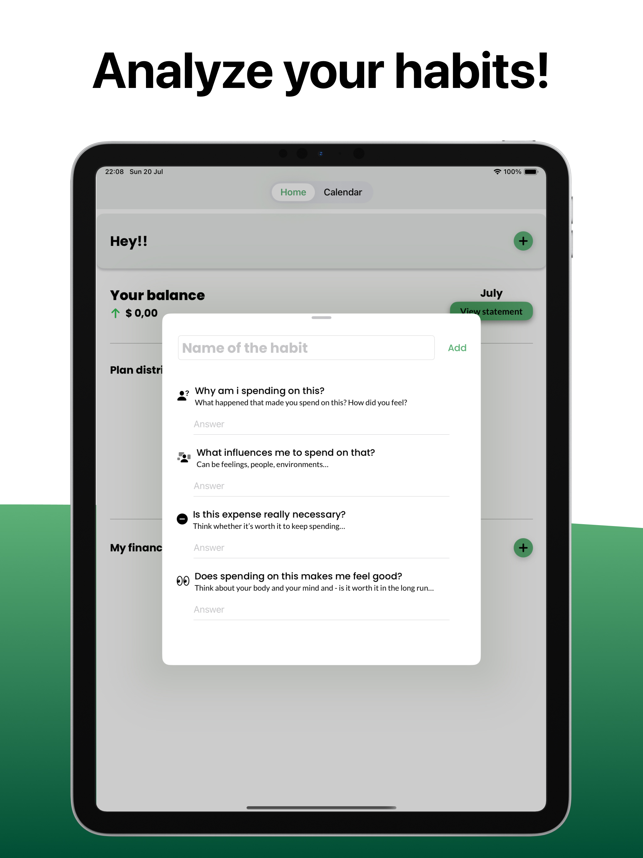 FinHab: Finances and Habits screenshot 9