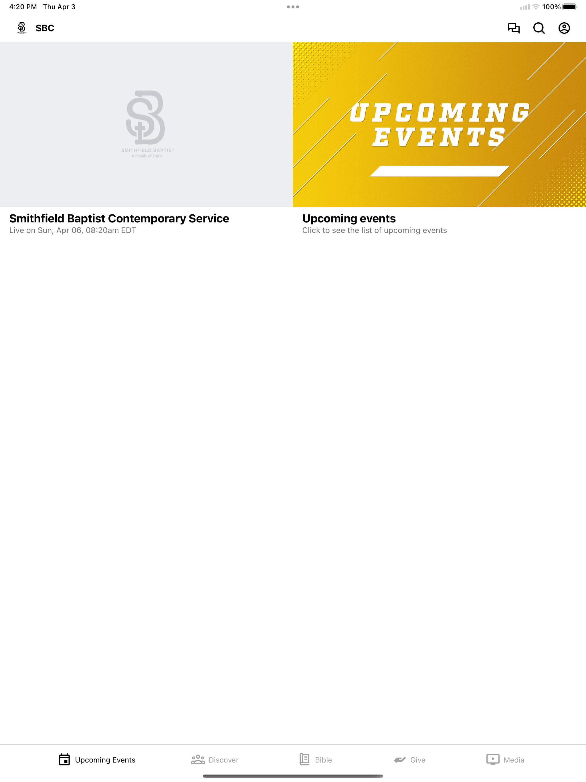 SmithField Baptist Church screenshot 4