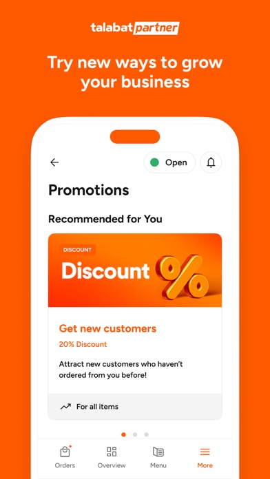 talabat partner Screenshot