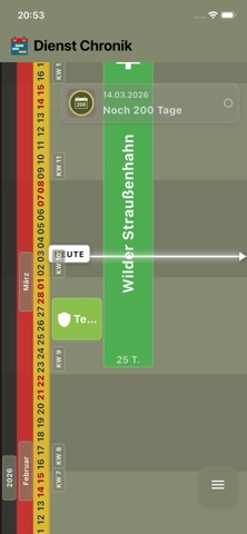 BWDienstzeitrechner screenshot