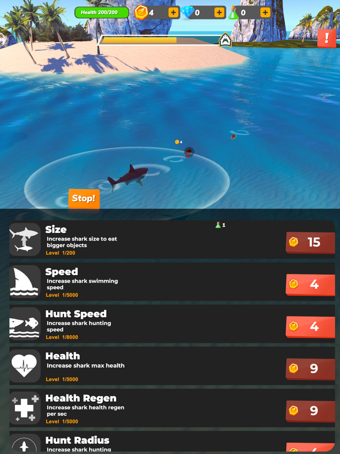 Shark Clicker - RPG