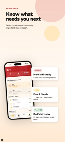 Gift Planner & Tracker-Wrapped Screenshot 4 of 5