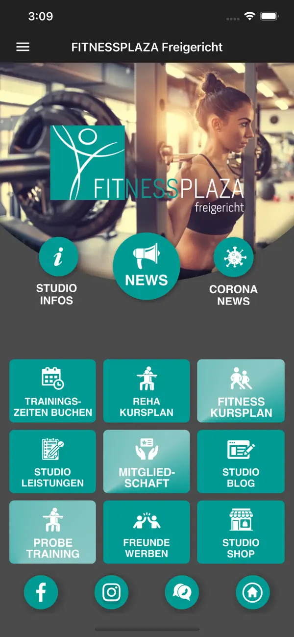 Screenshot #1 pour FITNESSPLAZA Freigericht