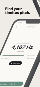 Tinnitus Tracker: Tone Match screenshot