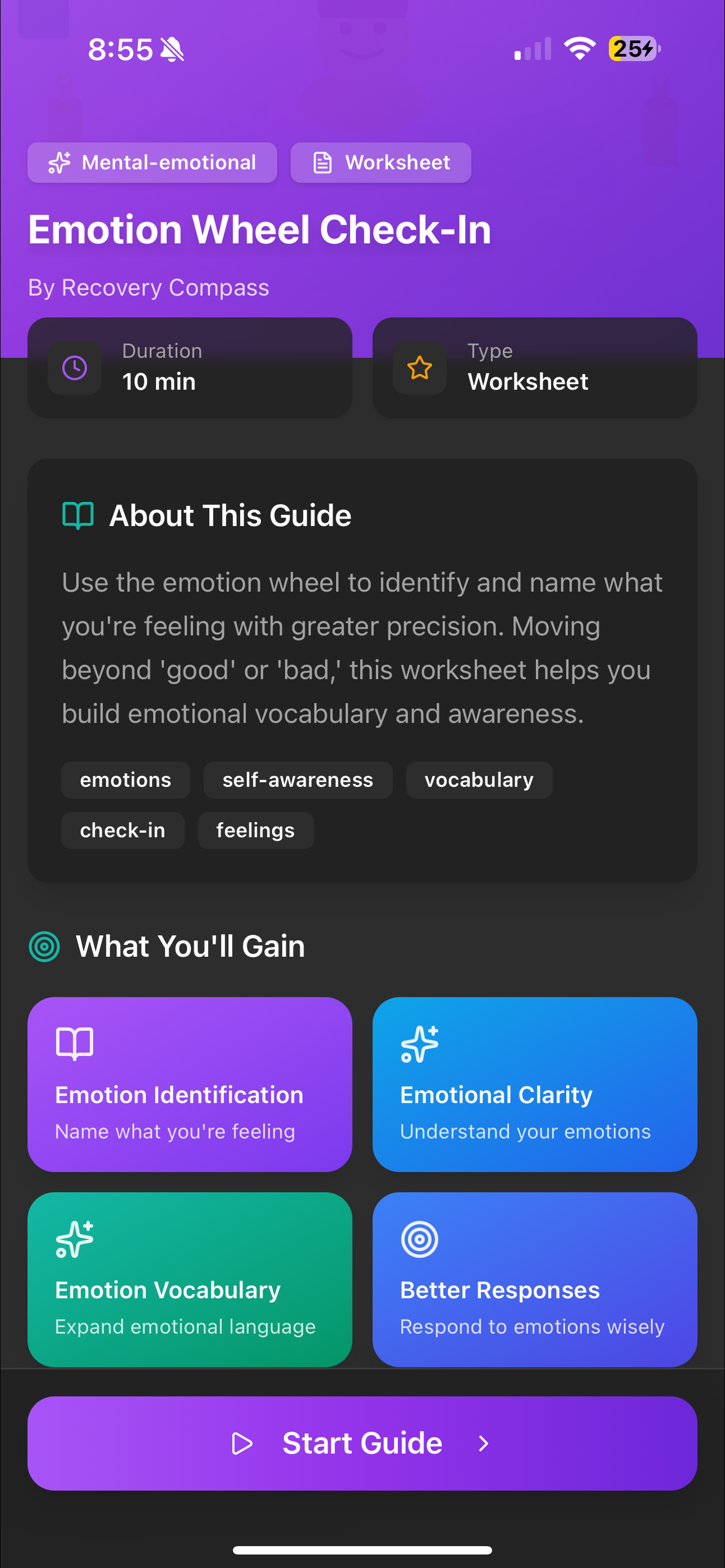 Recovery Compass screenshot 10