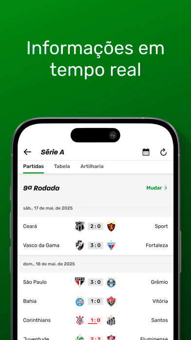 AlertaGol - Placar de Futebol iPhone screenshot 6