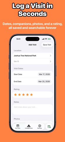 Camp Notes: Camping Journal screenshot