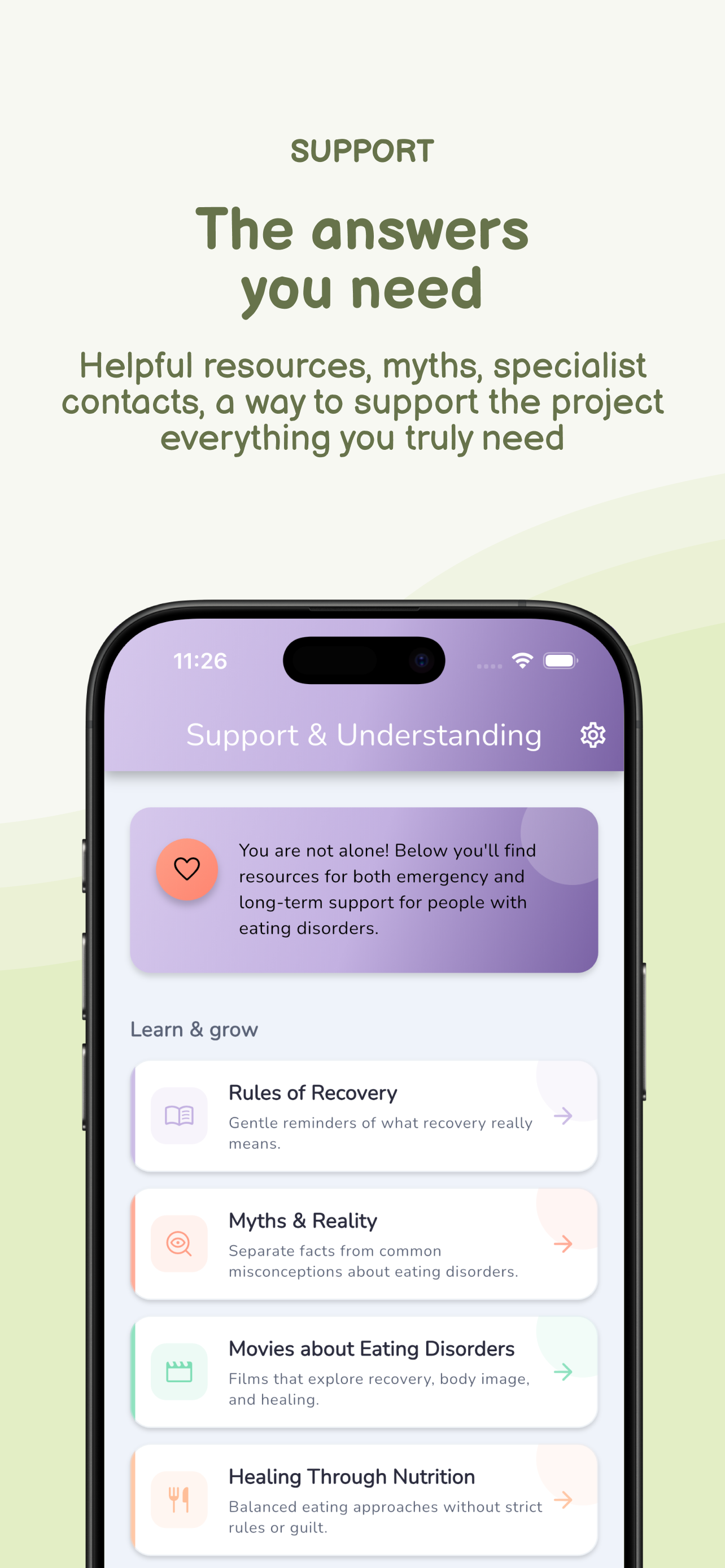 Nourish - Eating Disorder Help screenshot 8