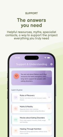 Nourish - Eating Disorder Help screenshot