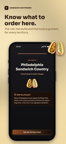 Sandwich Wayfinder iPhone screenshot