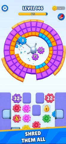 Cube Shred Color Sort Puzzle iPhone screenshot