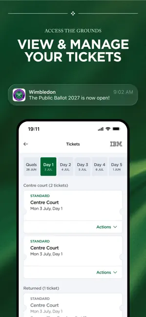 Wimbledon 2026 iPhone screenshot 5