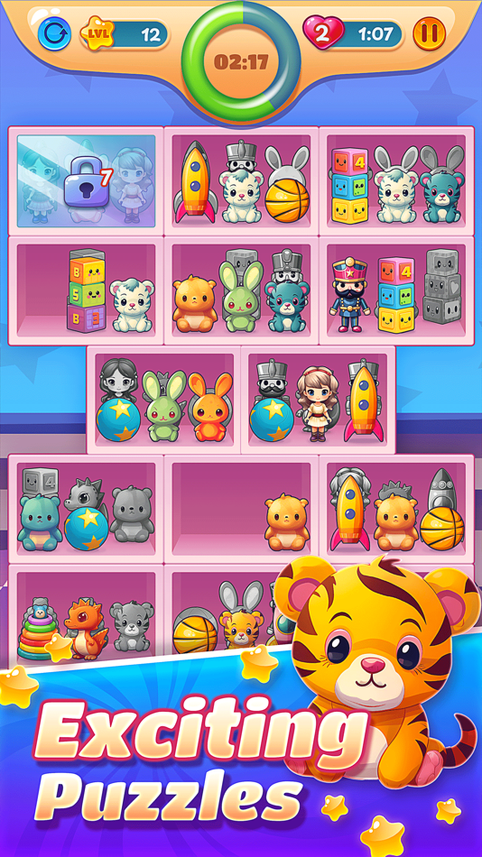 #5. Sorting Toys: Sort Shelf Game (iOS) Av: Megarama Games Ltd