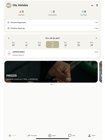 WELLTH PT iPad screenshot