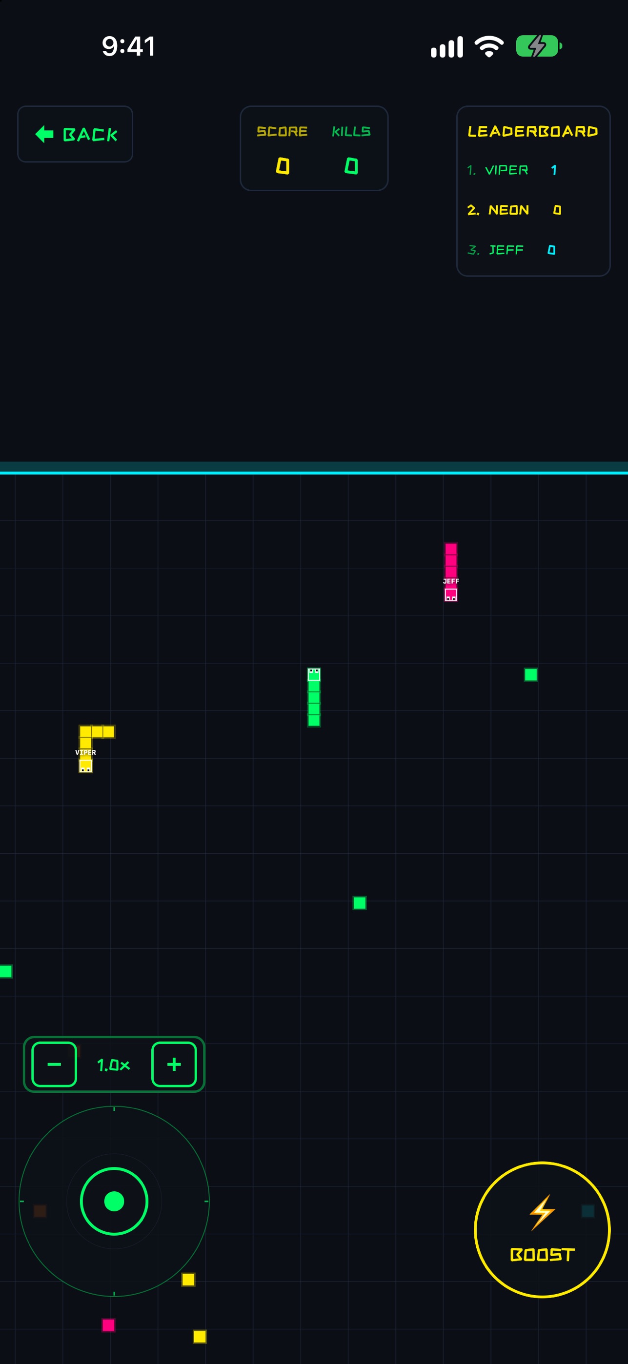 Screenshot 2 of Snake World: Neon Arena