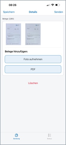 VRK Meine Belege screenshot