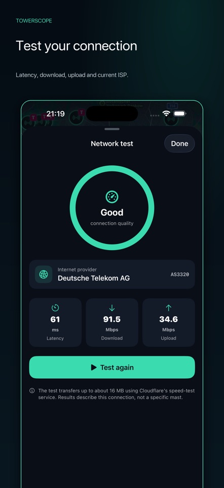TowerScope: Cell Tower Map screenshot 4