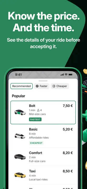 Bolt: Request a Rideのスクリーンショット（5/6）