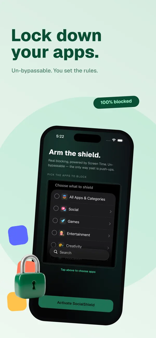 Screenshot #3 pour DoomShield: Stop Doomscrolling