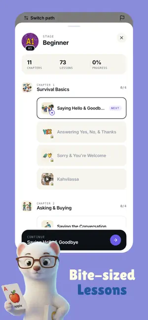 Kielo: Learn Finnish & Swedish screenshot 3