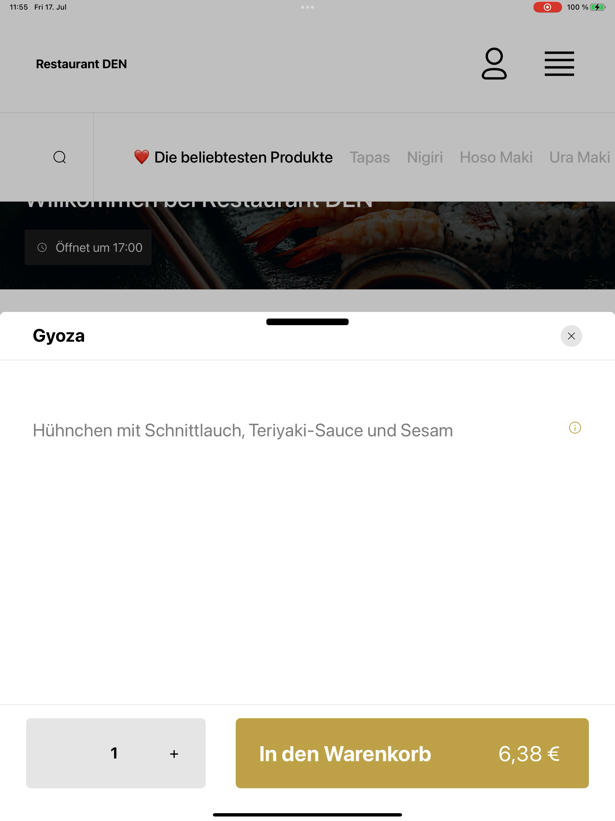Restaurant DEN screenshot 15