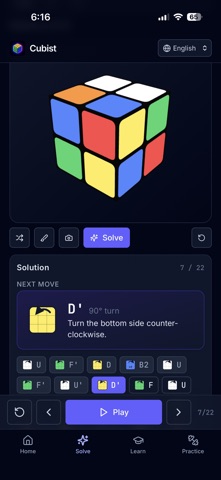 Cubist – toy Cube Solver Screenshot 2 of 7