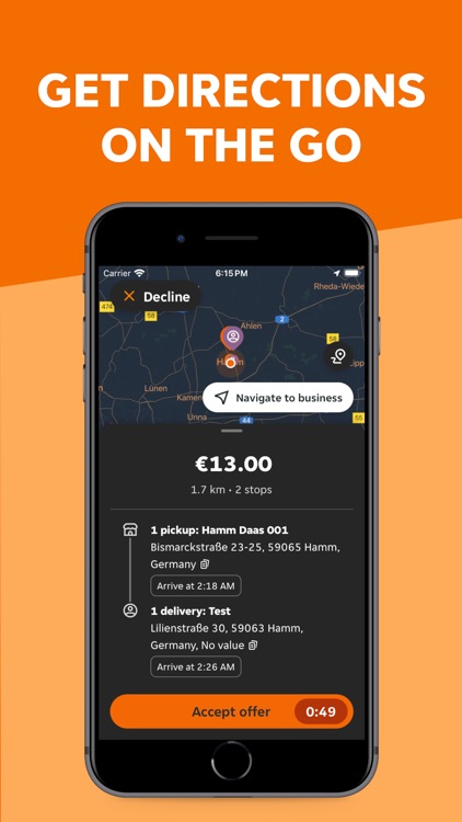 Lieferando - Courier screenshot-3