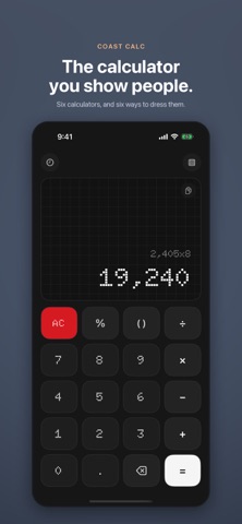 Coast Calc screenshot 1
