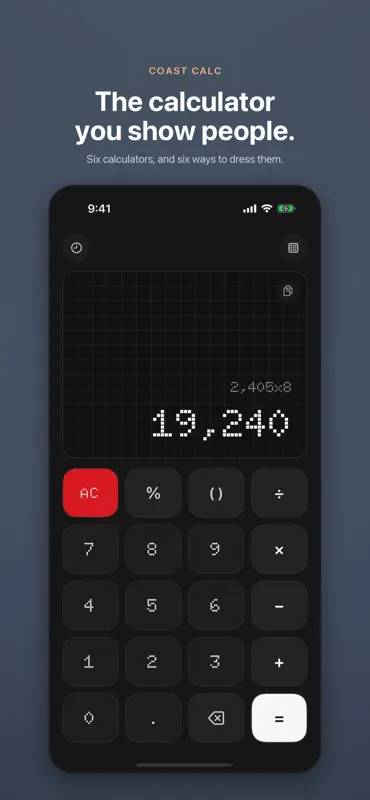 Coast Calc screenshot 1 of 10
