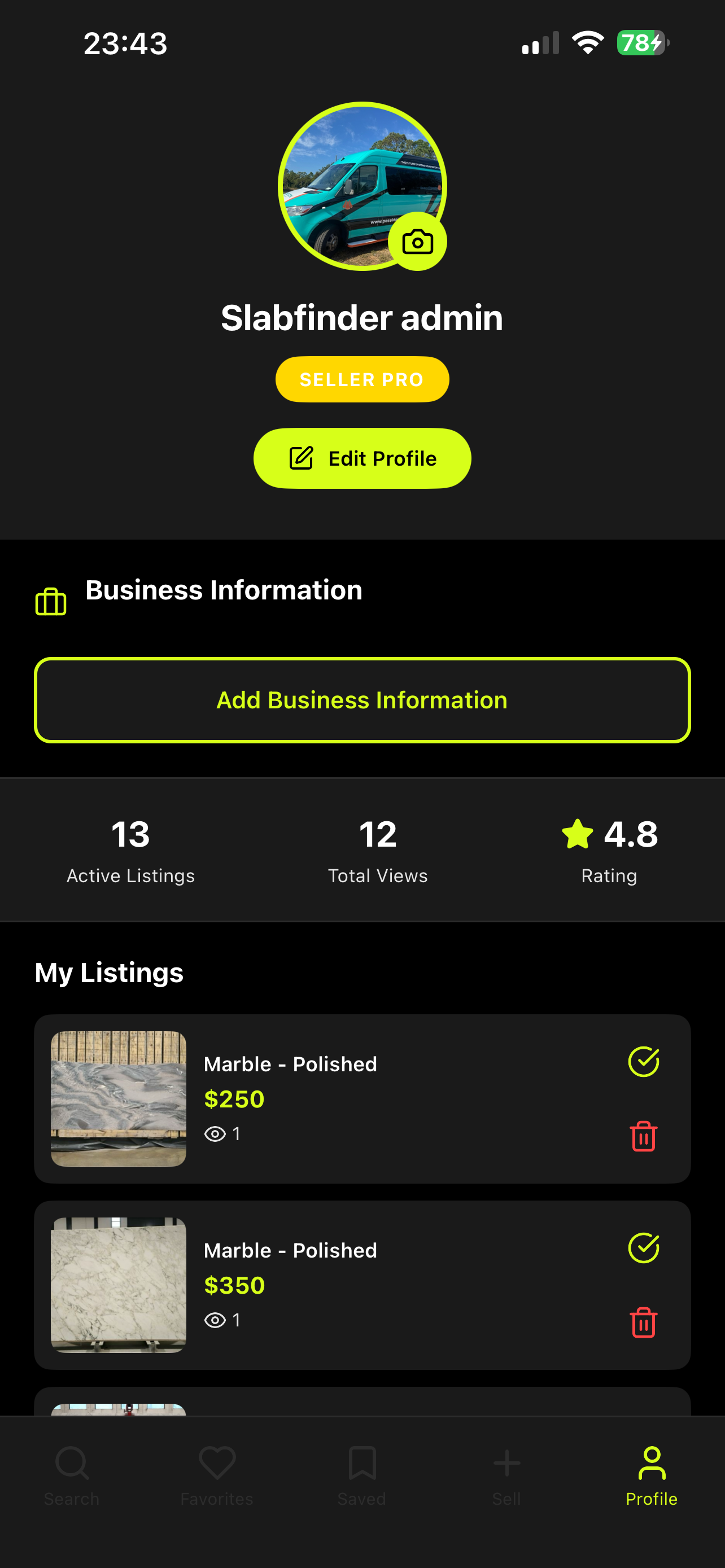 SlabFinder Marketplace screenshot 9