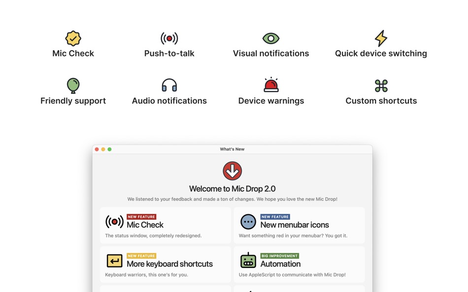 #7. Mic Drop • Mute Manager (macOS) 来自: Octopus Think